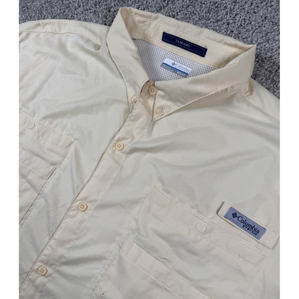 Columbia PFG Performance‎ Fishing Gear Tamiami Vented Button Shirt Mens 4XT